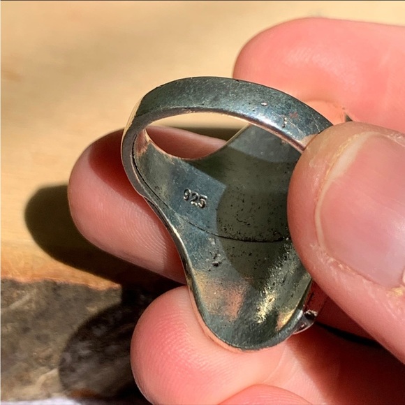 ♈️ Carved Zodiac Goddess Aries 925 Zodiac Sign Ring Size 7 & 9 - Picture 7 of 7